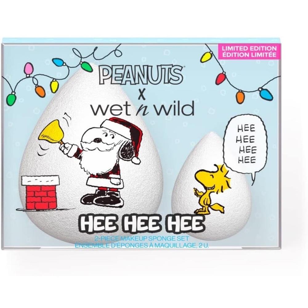 NIB Wet n Wild Peanuts Holiday Sponge Set